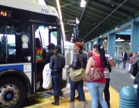 LI Bus at Hempstead